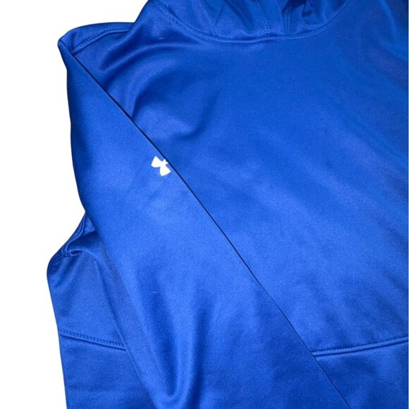 Under Armour Loose Fit Hoodie/Sweatshirt-Blue-Small-Fair - Picture 2 of 6